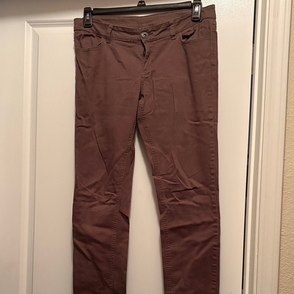 City Streets Olive Green Skinny Pants